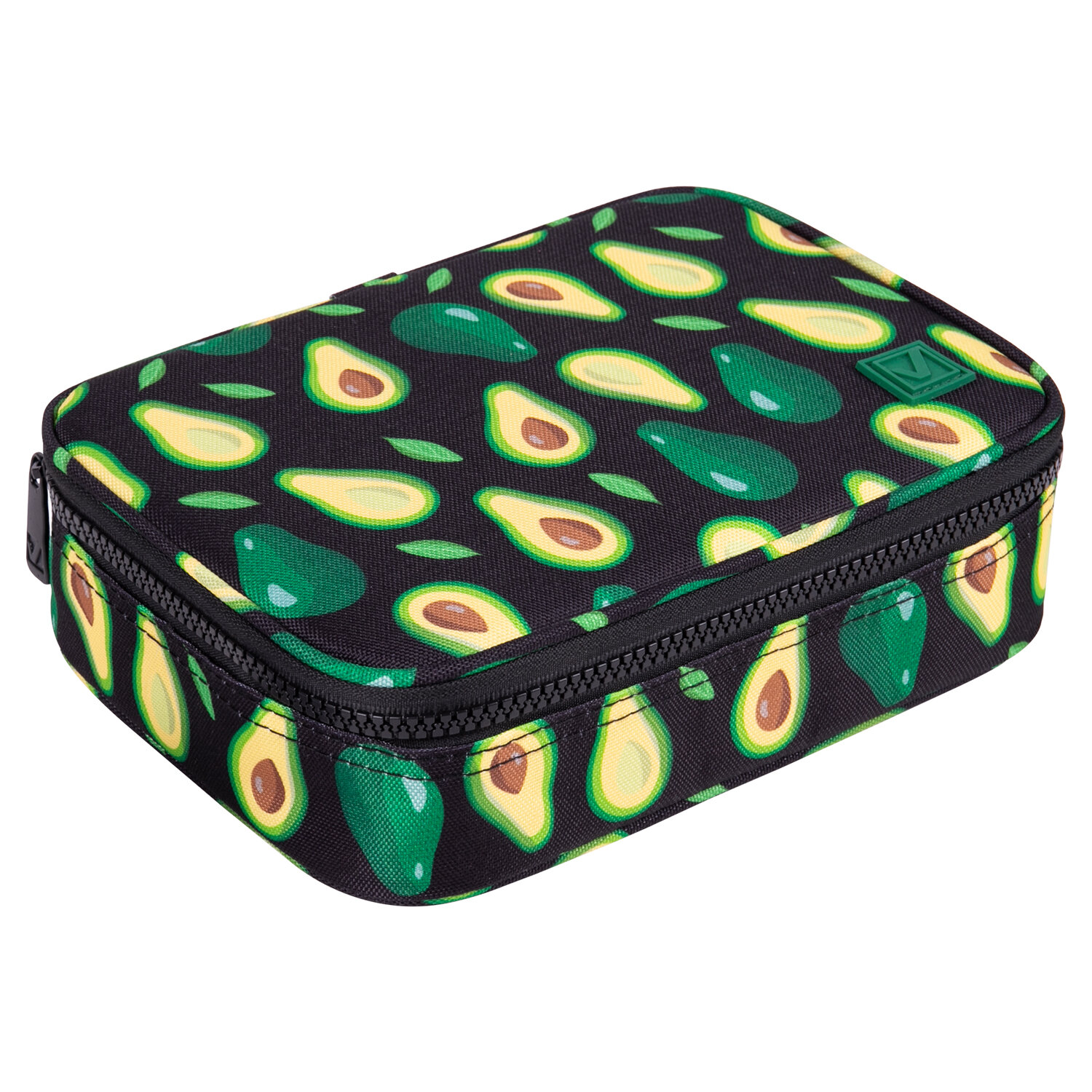 

Пенал Brauberg XL Avocado, 1 отделение, черный (270706), Avocado