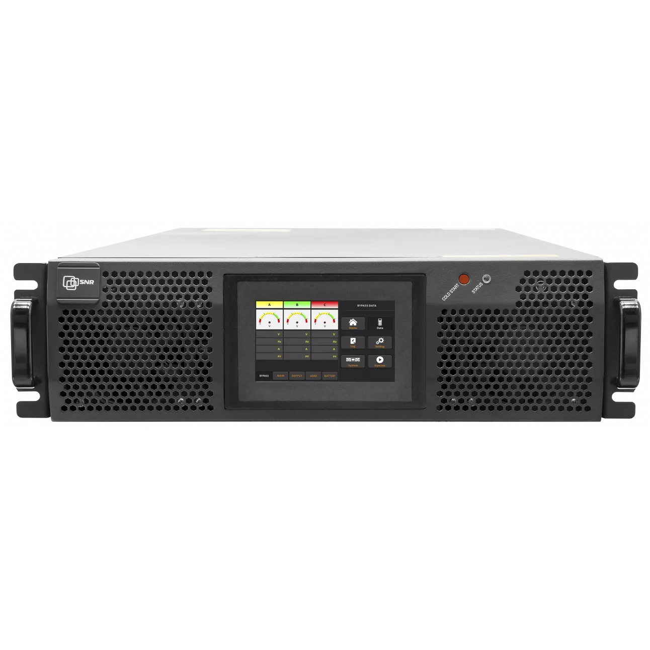 

ИБП SNR Intelligent UPS-ONRT-25-INTXL33, 25000 В·А, 25 кВт, клеммная колодка, черный (SNR-UPS-ONRT-25-INTXL33) (без аккумуляторов), UPS-ONRT-25-INTXL33