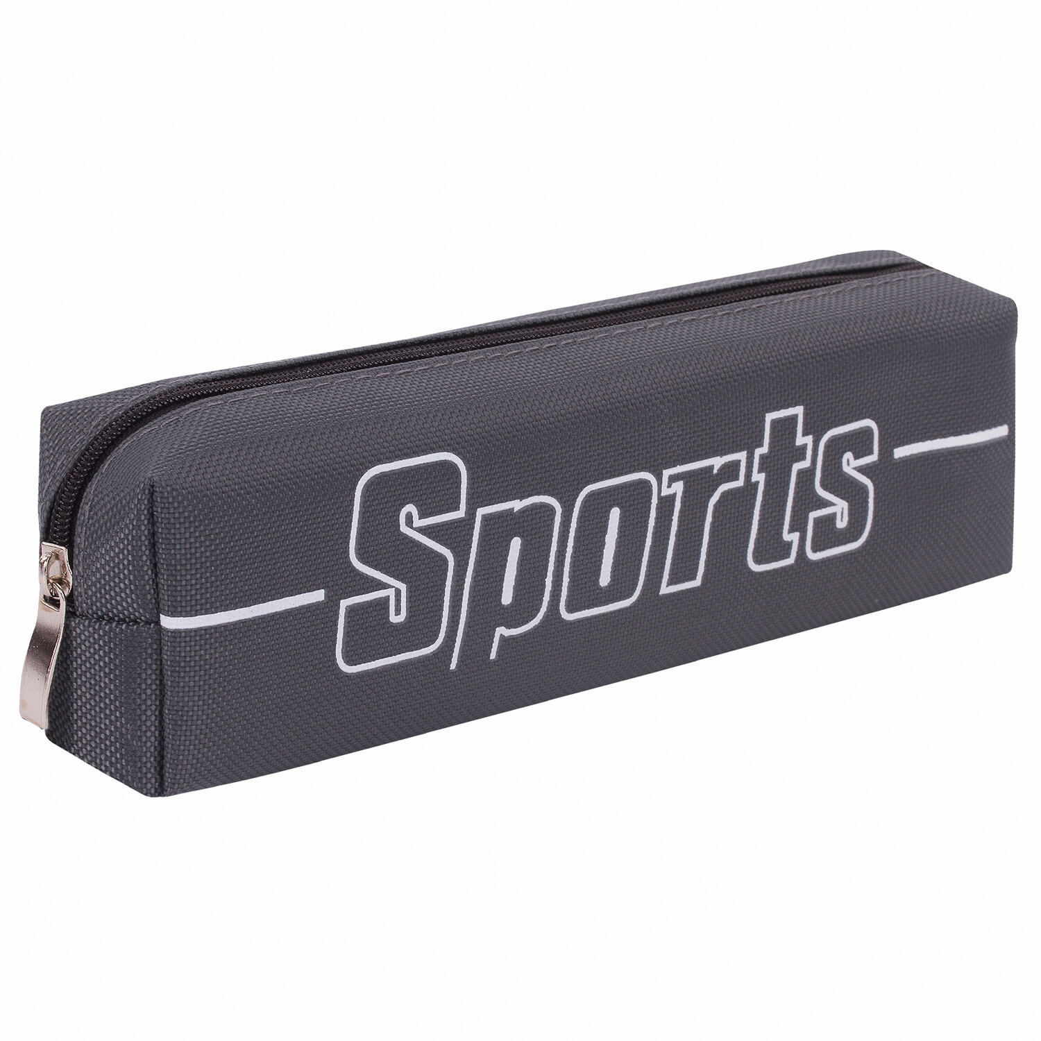 

Пенал-косметичка Brauberg Sports Gray, 1 отделение, серый (270268), Gray