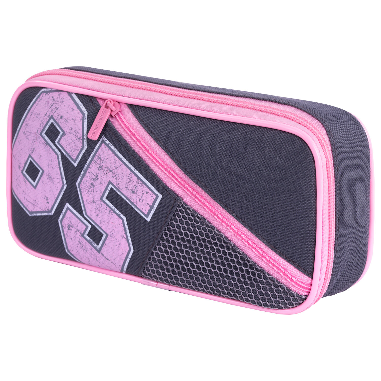 

Пенал-косметичка Brauberg Scholar Pink, 1 отделение, розовый (270846), Pink