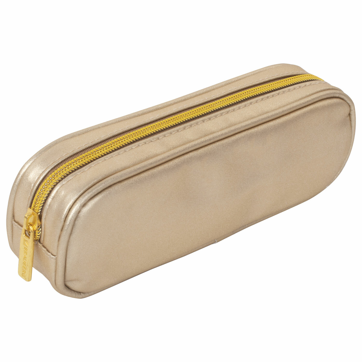 

Пенал-косметичка Brauberg SPARKLE Gold, 1 отделение, золотой (270050), Gold