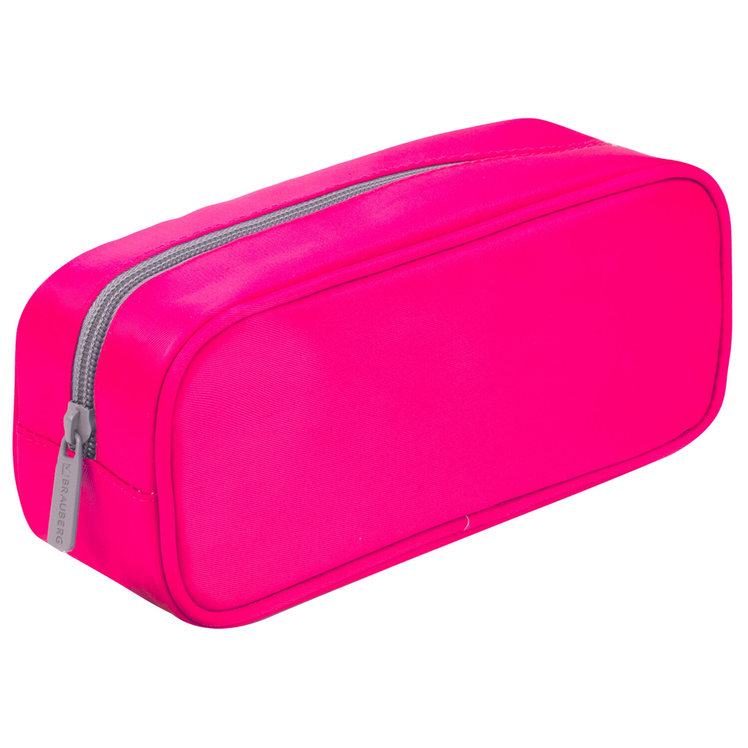 

Пенал-косметичка Brauberg KING SIZE NEON PINK, 1 отделение, розовый (229019), NEON PINK