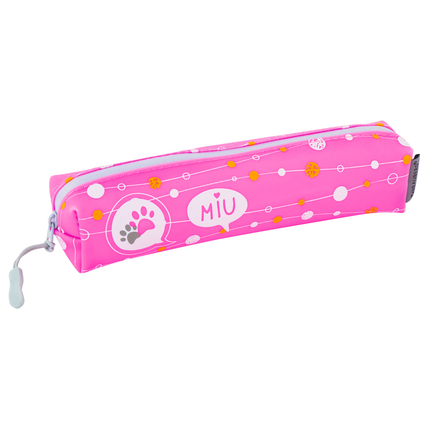 

Пенал-косметичка Brauberg Silicone Meow, 1 отделение, розовый (229251), Meow