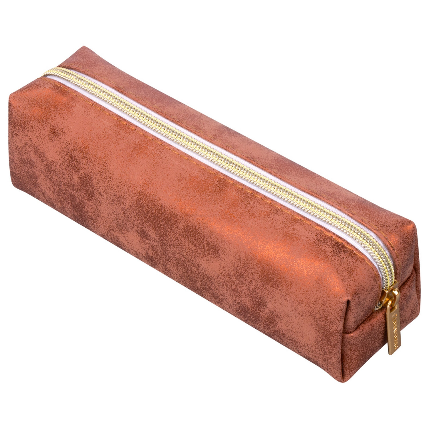 

Пенал-косметичка Brauberg Luxury Bronze, 1 отделение, бронзовый (228996), Bronze