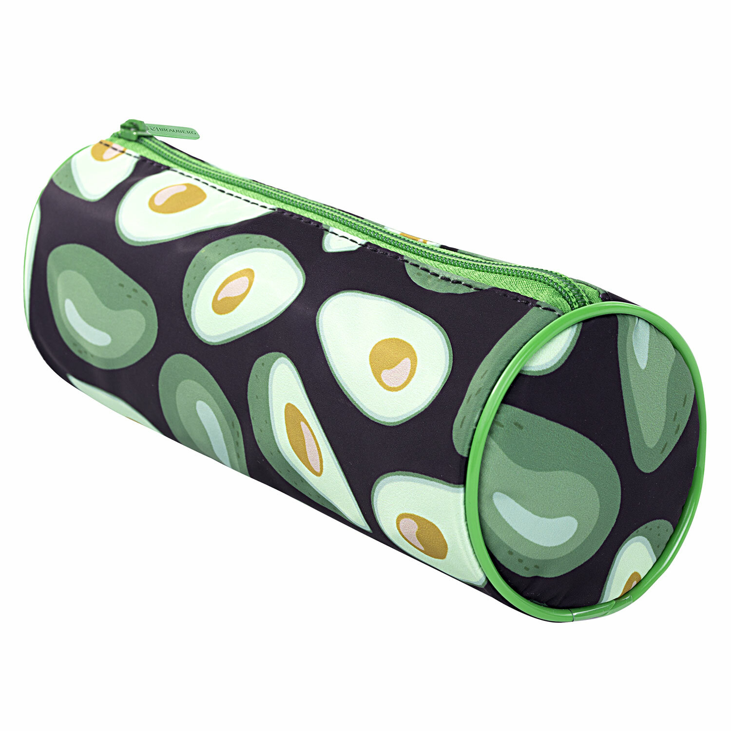 

Пенал-тубус Brauberg Soft Touch Black Avocado, 1 отделение, черный (270061), Black Avocado
