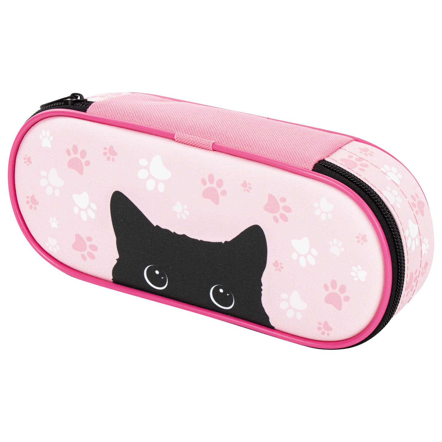 

Пенал-тубус Brauberg Case Black Cat, 1 отделение, розовый (270371), Black Cat