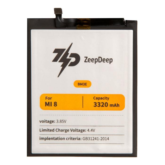 

Аккумулятор ZeepDeep BM3E для Xiaomi Mi 8, 3.85V, 3320mAh, BM3E