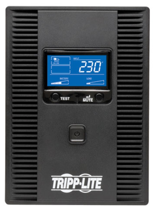 ИБП Tripp Lite SMX1500LCDT, 1500VA, 900W, IEC, розеток - 8, USB, черный