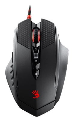 

Мышь проводная A4Tech Bloody T7, 4000dpi, оптическая светодиодная, USB, черный, Bloody