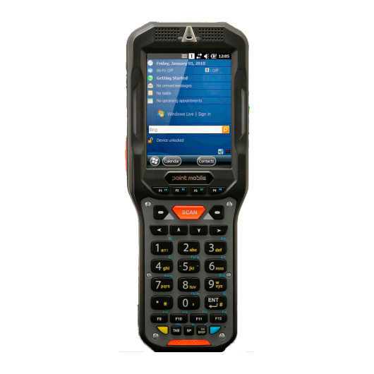 

Терминал сбора данных (ТСД) Point Mobile PM450 Long Range Imager, 1D/2D, 8x1000MHz, 512Mb, 1Gb, WCE6, 3.5", 320x240, USB, Wi-Fi 802.11 a/b/g/n, BT, 5200mAh (P450GPL2254E0T), Черный, PM450