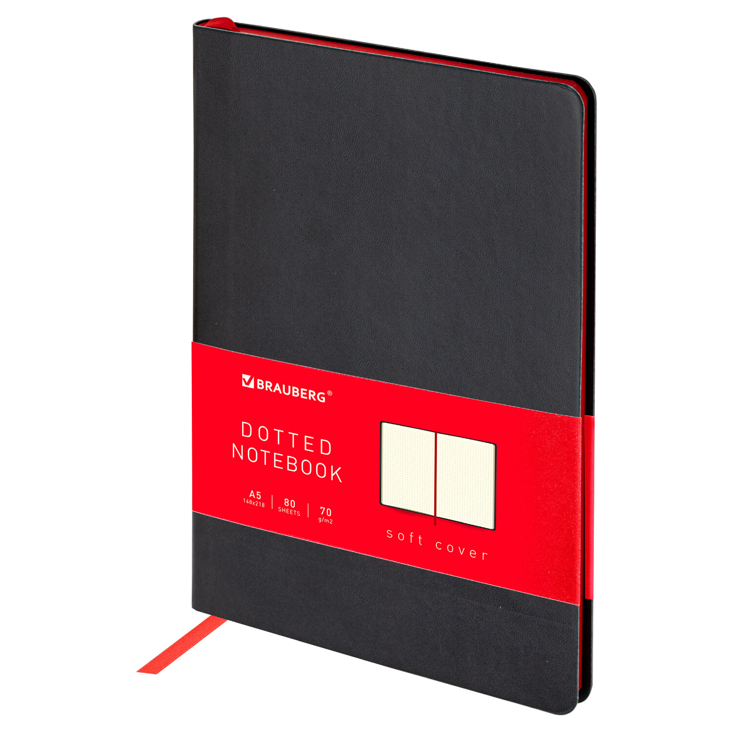 

Блокнот Производитель Metropolis Mix, A5, в точку, 80 листов, черный (113314)