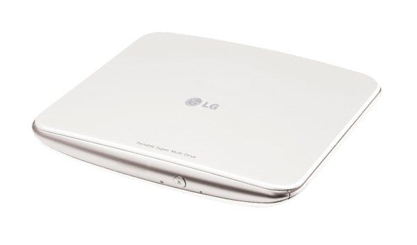 Привод DVD-RW LG GP40NW10 Slim, ext., USB 2.0, белый