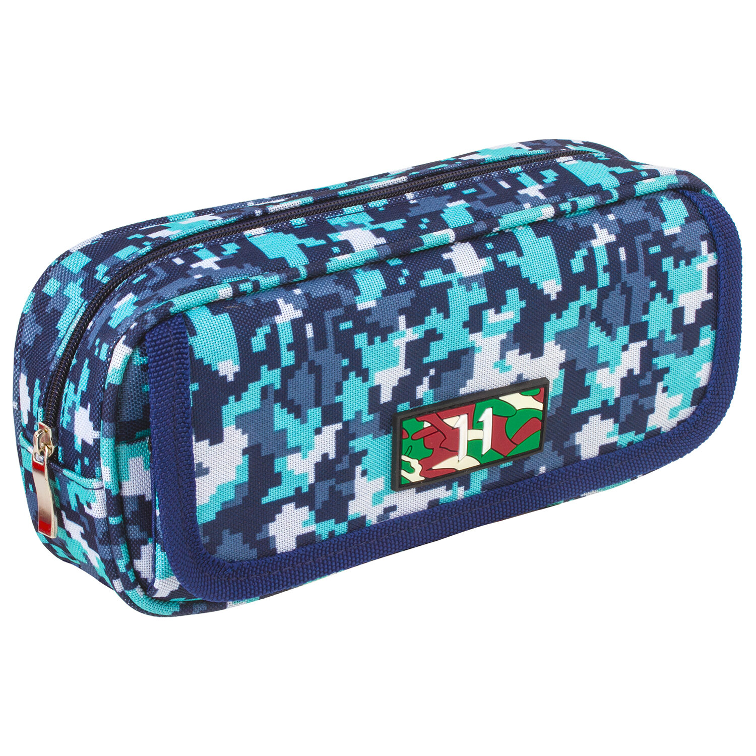 

Пенал Brauberg Military Blue, 1 отделение, синий (228991), Blue