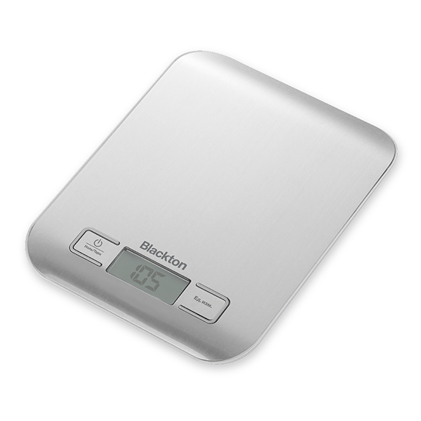 Кухонные весы электронные Blackton Bt KS1009 5кг, 2 x 1.5 В AAA, серебристый