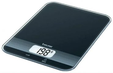 

Кухонные весы электронные BEURER KS 19 Black 5кг, 1 х CR2032, черный (704.04), KS 19 Black
