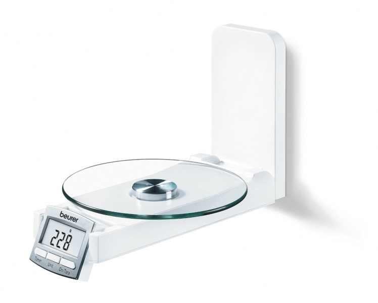Кухонные весы электронные BEURER KS52 5кг, 2 x AAA, белый (706.10)