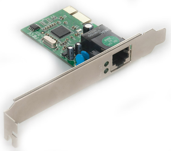 Сетевая карта Gembird NIC-GX1, 1 Гбит/с, PCI-E
