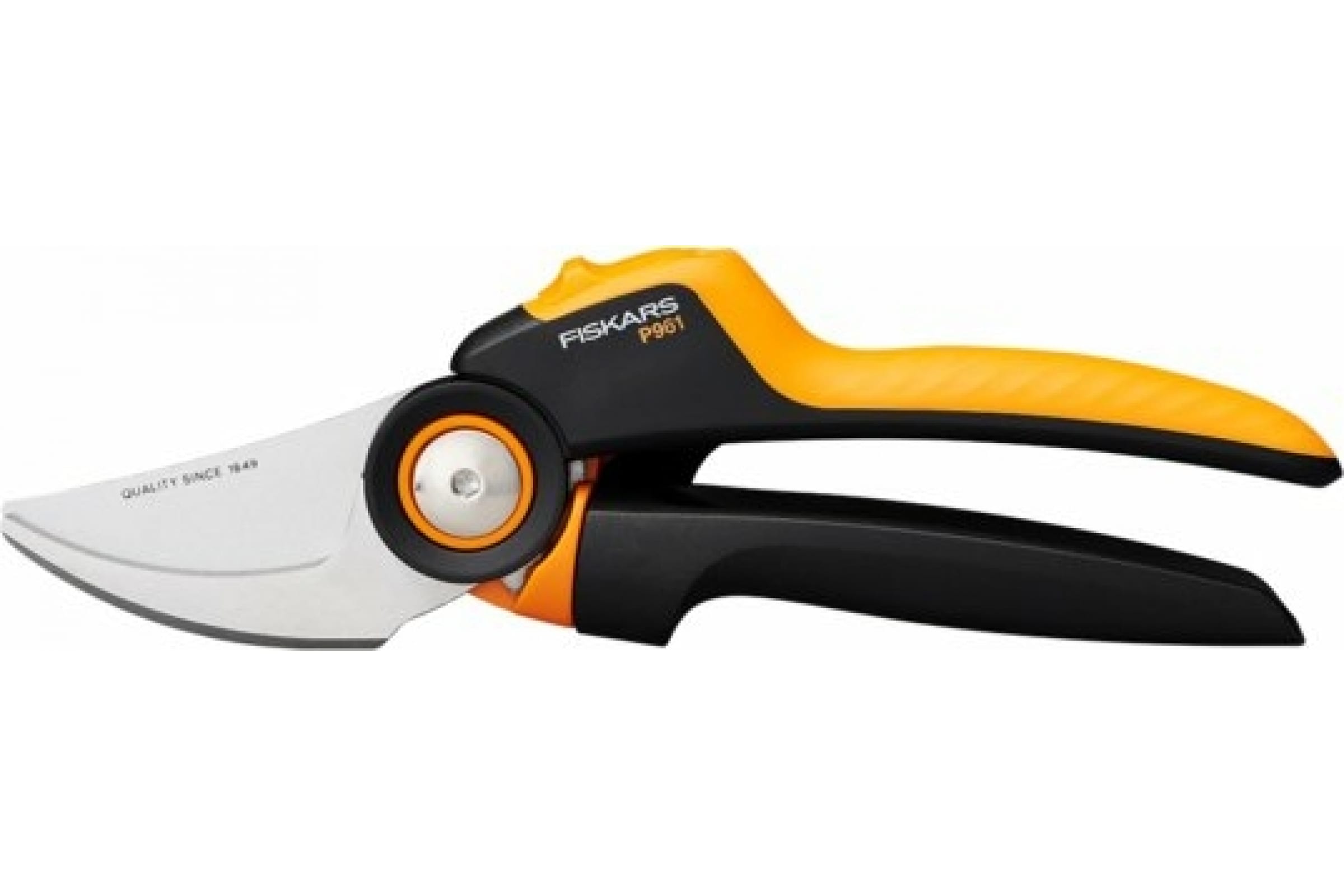 

Секатор Fiskars PowerGear P961, длина 222мм, диаметр реза до 26 (1057175), P961