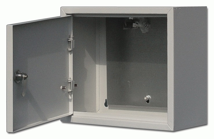 Корпус металлический 27 см x 14 см x 21 см, IP31, DEKraft ЩМП-00