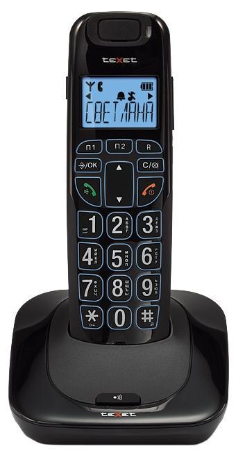 

Радиотелефон Texet TX-D7505А, черный, TX-D7505A