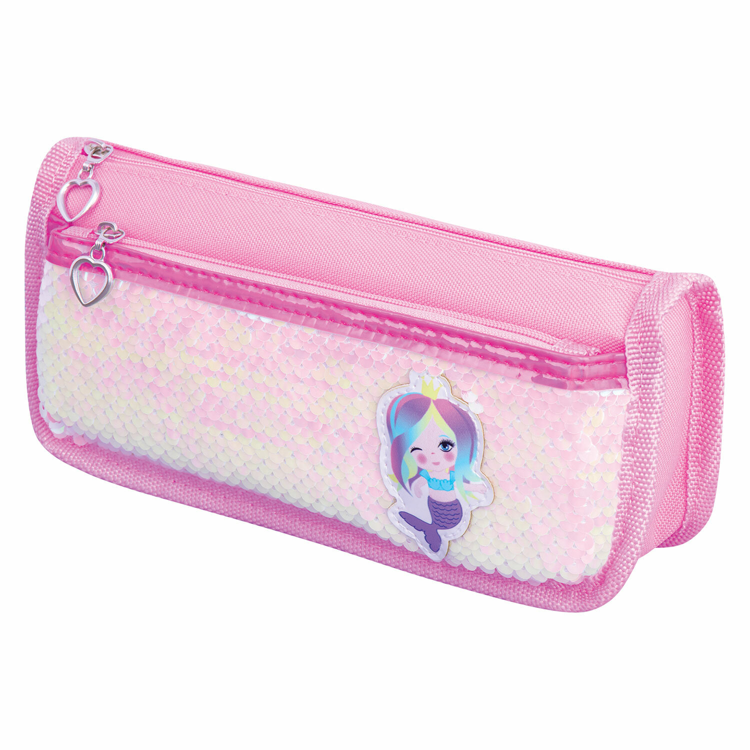 

Пенал-косметичка ЮНЛАНДИЯ MERMAID Pink, 2 отделения, розовый (228975), Pink