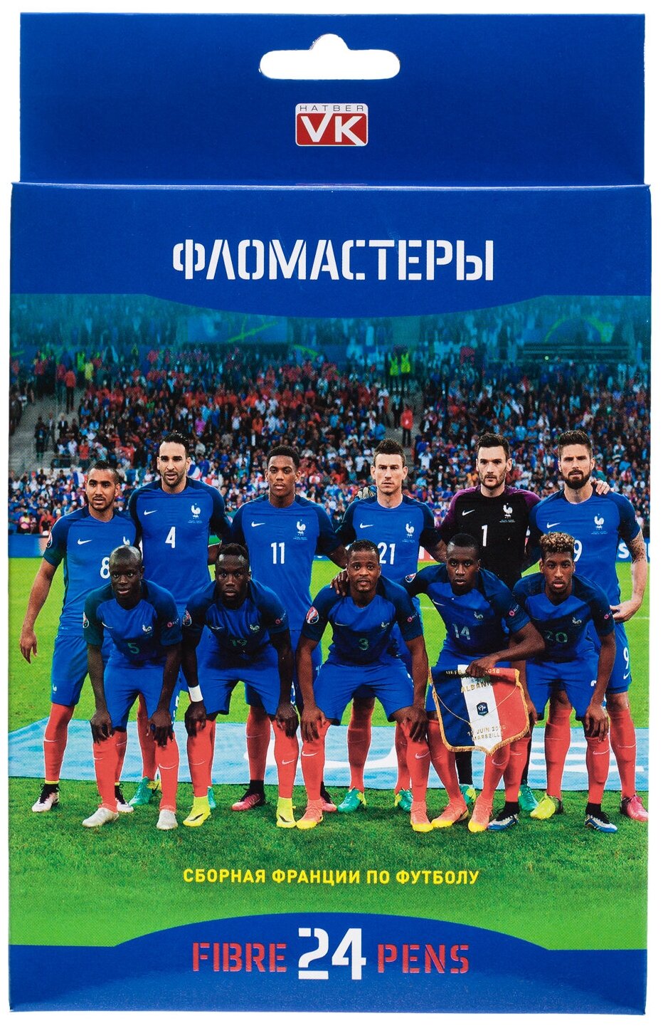 

Фломастеры Хатбер футбол, 24 шт. (BFk_24060), футбол