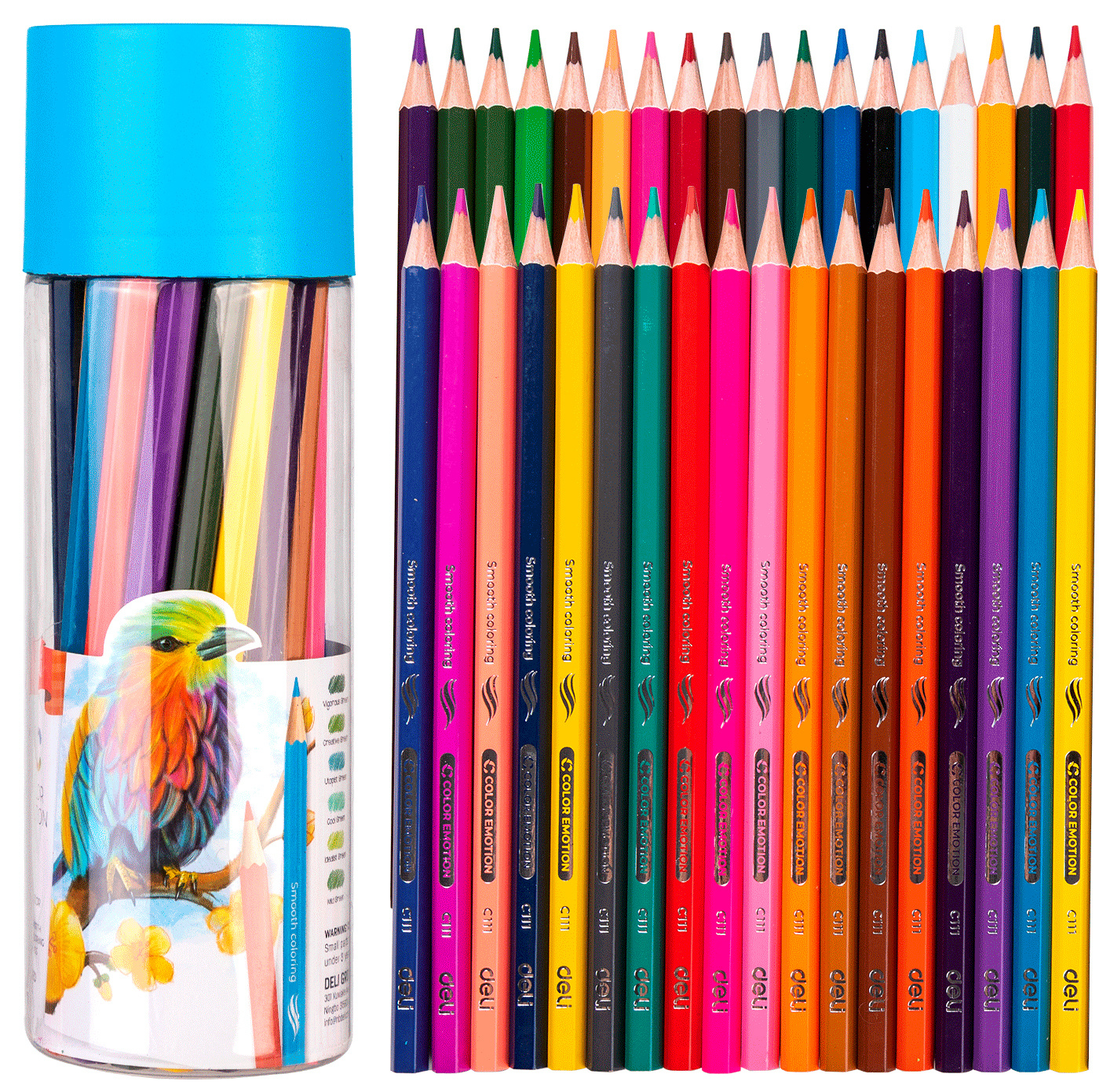 

Набор цветных карандашей Deli Color Emotion EC111-36, шестигранные, 36шт., заточенные, EC111-36