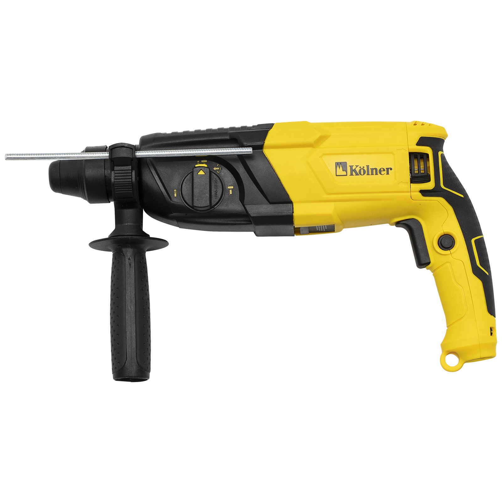 

Перфоратор Kolner KRH 850H, сетевой, SDS-Plus, 850Вт, 3.5 Дж, 1200 об/мин, 5100 уд/мин, 3.2кг (кн850х), KRH 850H