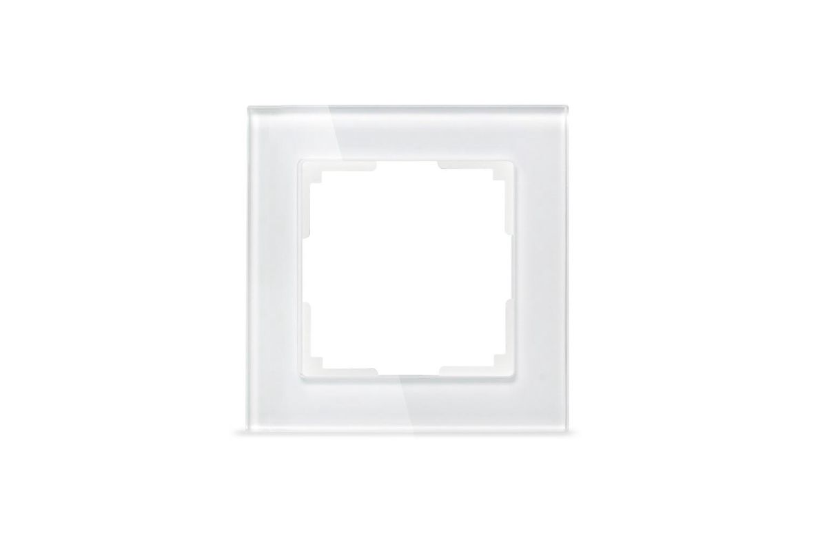 

Рамка SMARTBUY Нептун, горизонтальная, 1-пост, белая (SBE-05w-Glass-FR-1), 0