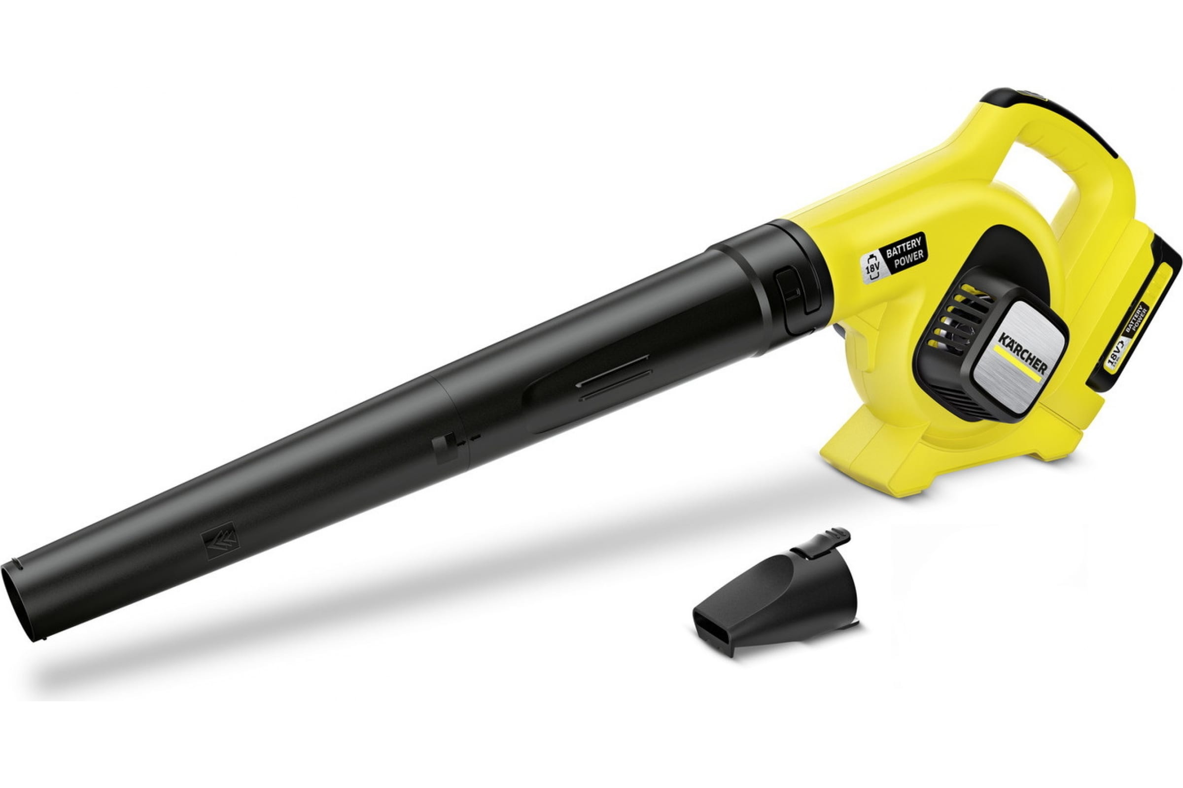 

Воздуходувка Karcher LBL 2 Battery, аккумуляторная, Li-ion, 18 В, 2.5 А·ч, обдув, 2 кг, поставляется без аккумуляторов и зарядного устройства (1.445-100.0), LBL 2 Battery