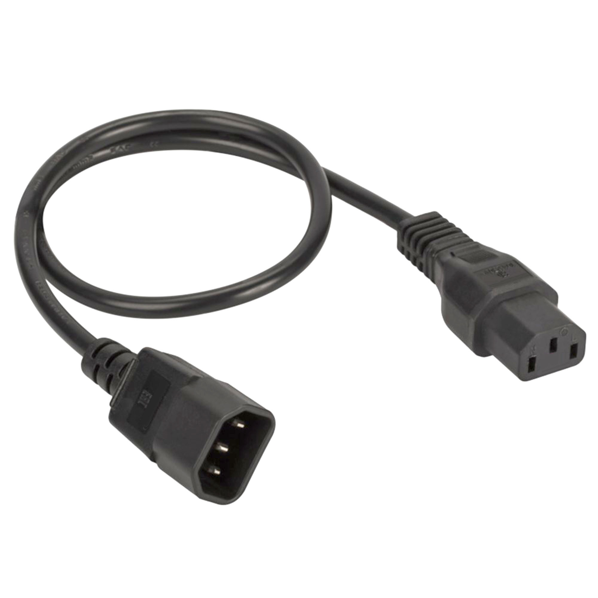 Кабель питания C13-C14, 16A, 50см, черный, DKC (R5CORD3405)