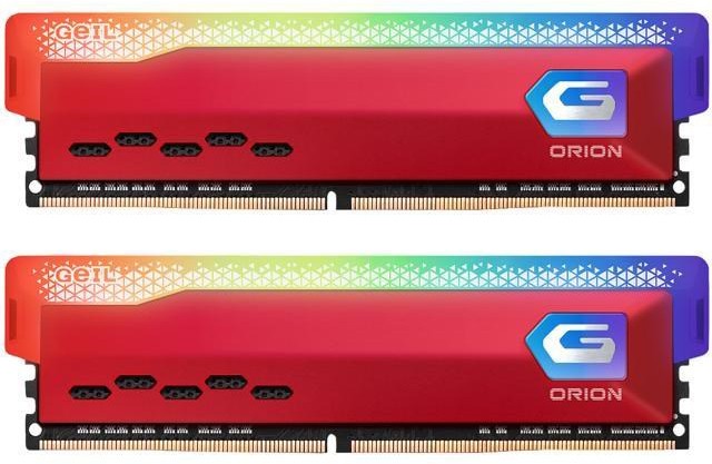 

Комплект памяти DDR4 DIMM 16Gb (2x8Gb), 4266MHz, CL18, 1.45 В, Geil, Orion (GOSR416GB4266C18ADC)