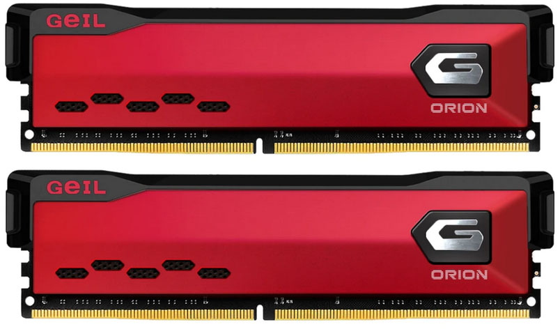 

Комплект памяти DDR4 DIMM 32Gb (2x16Gb), 4266MHz, CL18, 1.45 В, Geil, Orion (GOR432GB4266C18ADC)