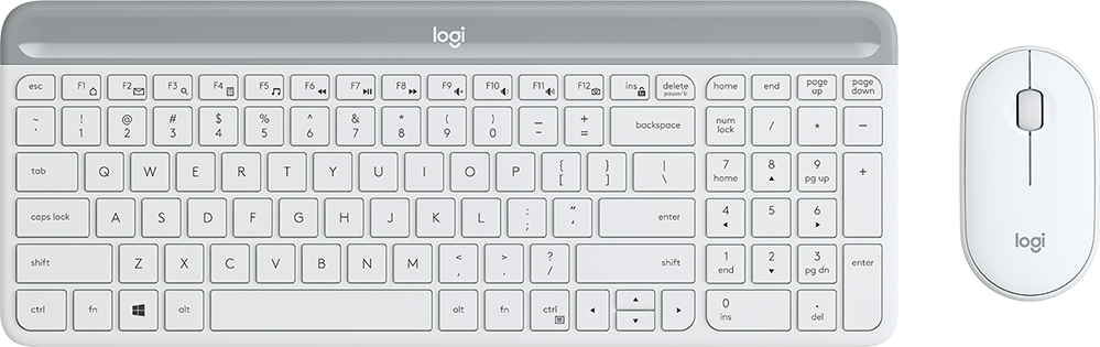Клавиатура мышь Logitech Combo MK470 беспроводная USB белый 920-009207 6750₽