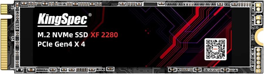 

Твердотельный накопитель (SSD) KingSpec 1Tb XF 2280, 2280, M.2, NVMe (XF-1TB)