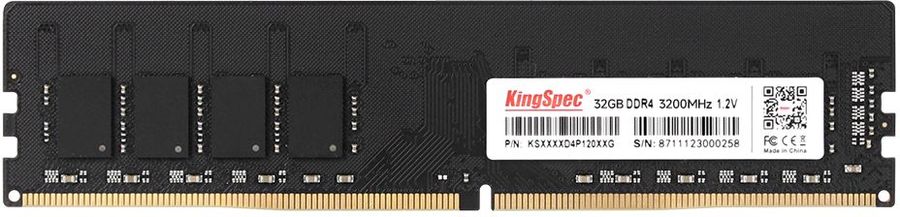 

Память DDR4 DIMM 32Gb, 3200MHz, 1.2 В, KingSpec (KS3200D4P12032G)