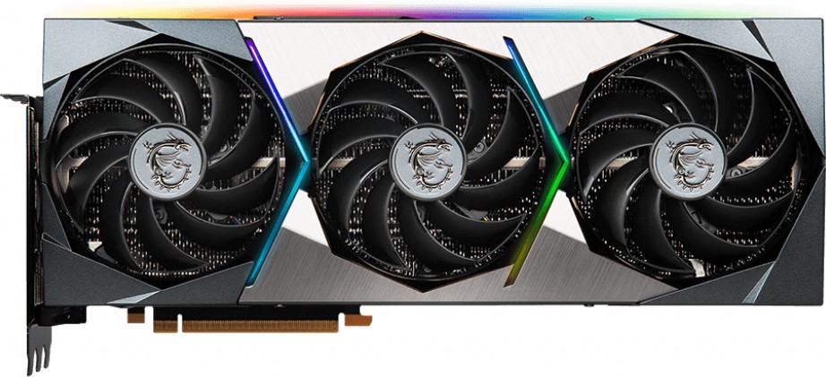 Видеокарта MSI NVIDIA GeForce RTX 3090 Ti SUPRIM X, 24Gb DDR6X