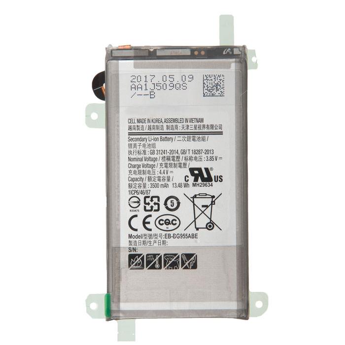 Аккумулятор Samsung G955F для Samsung Galaxy S8 Plus SM-G955F, 3.85V, 3500mAh