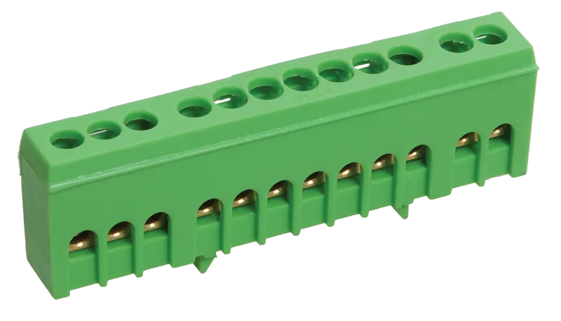 Шина IEK "PE" (земля) 12 12x10 мм² (YNN10-69-12KD-K06)