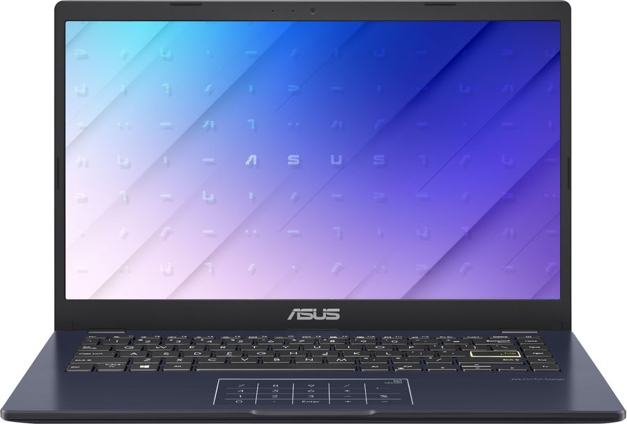

Ноутбук ASUS Laptop E410MA-BV1832W 14" 1366x768, Intel Pentium N5030 1.1 ГГц, 4Gb RAM, 128Gb SSD, W11, черный/синий (90NB0Q15-M006H0), E410MA-BV1832W