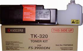 Картридж лазерный Kyocera TK-320/1T02F90EUC / 1T02F90EU0, черный, 15000 страниц, оригинальный, для Kyocera FS-3900DN, FS-4000DN 1T02F90EUC / 1T02F90EU0 - фото 1