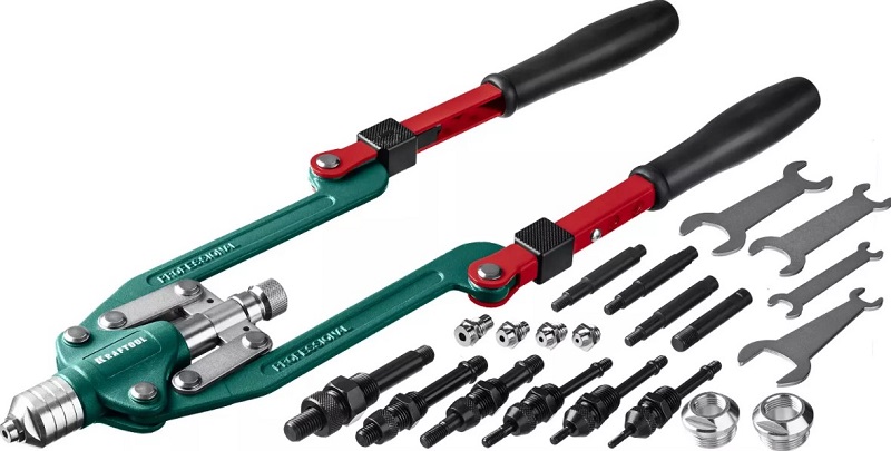 Заклепочник kraftool Combo3-M12, рычажный