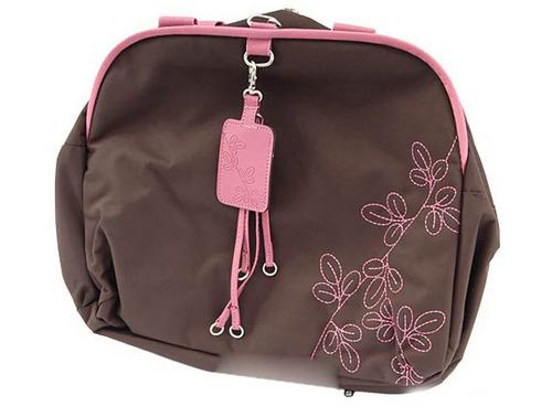 Сумка 15.4" Samsonite 11A*041, коричневый/розовый