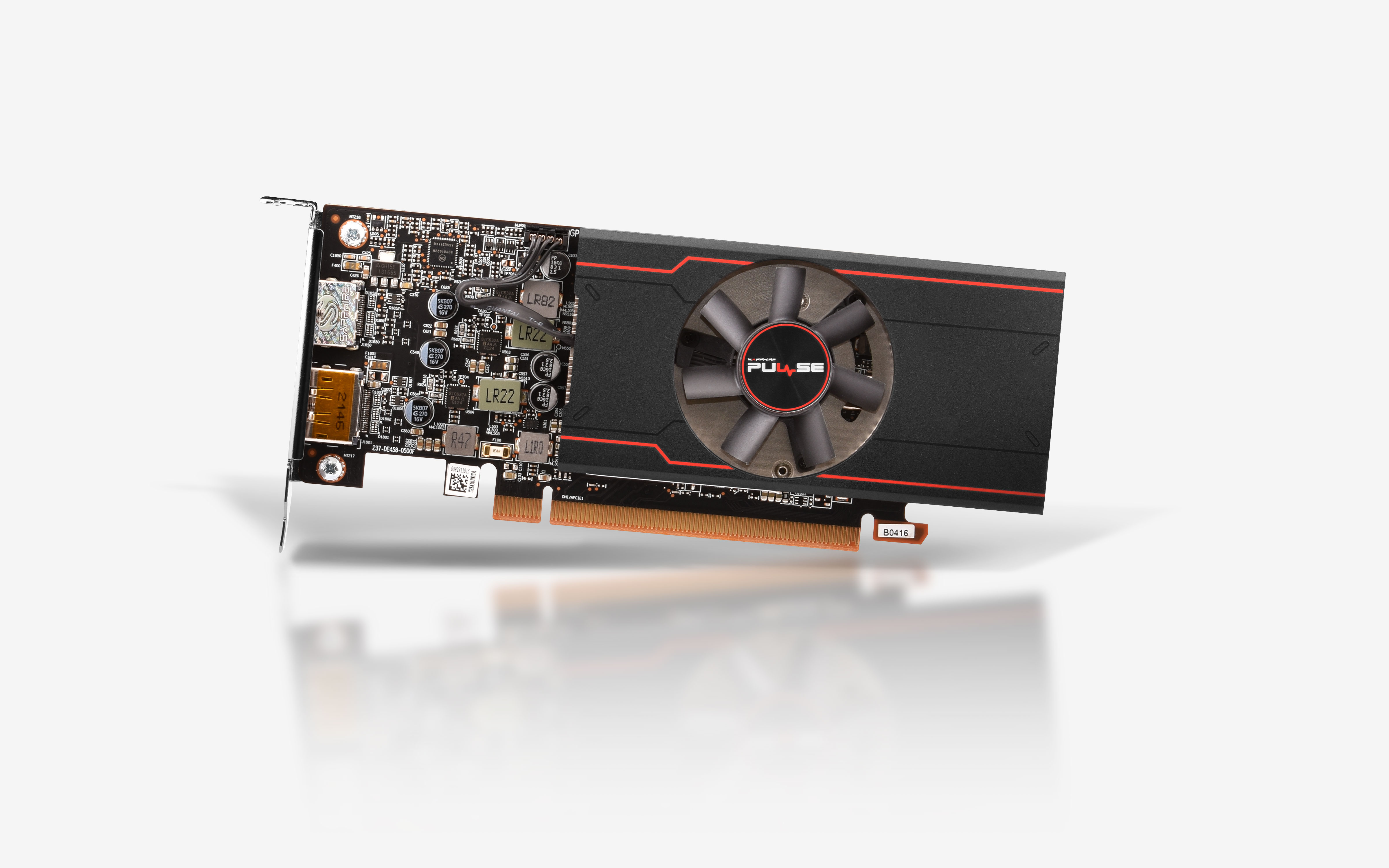 

Видеокарта Sapphire AMD Radeon RX 6400 Pulse, 4Gb GDDR6, 64 бит, PCI-E, HDMI, DP, Retail (11315-01-20G), Pulse