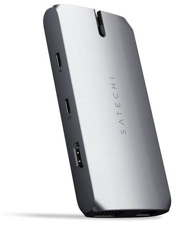 

Док-станция Satechi Type-C On-the-Go Multiport Adapter, 2xUSB 3.0, 2xUSB Type-C, 1xRJ-45,1xVGA, 1xHDMI,1xRJ45, SDHC/ microSDHC, серый (ST-UCMBAM), Type-C On-the-Go Multiport Adapter