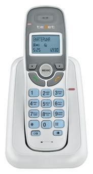 

Радиотелефон teXet TX-D6905A, DECT, АОН, белый, TX-D6905A