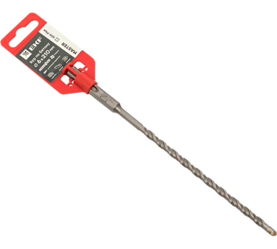 

Бур SDS+ ⌀6мм x 150мм/210мм EKF Master (db-6-210-2x4)