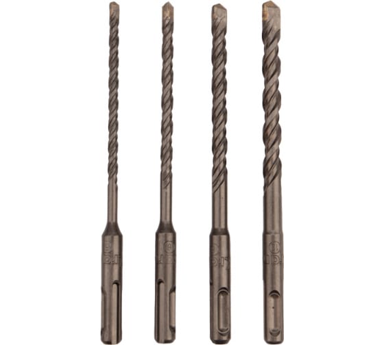 

Набор буров SDS+, 5x160, 6x160, 8x160, 10x160, 4шт. Kranz (KR-91-0405)
