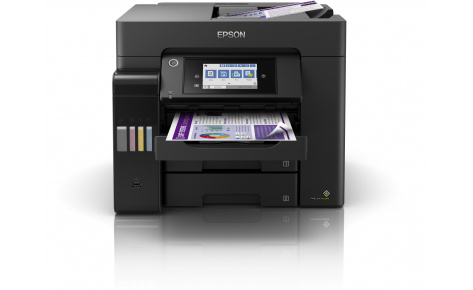 

МФУ струйный Epson L6570, A4, цветной, 32стр/мин (A4 ч/б), 32стр/мин (A4 цв.), 4800x2400dpi, дуплекс, ДАПД-50 листов, факс, СНПЧ, сетевой, Wi-Fi, USB, черный (C11CJ29403/C11CJ29404), L6570