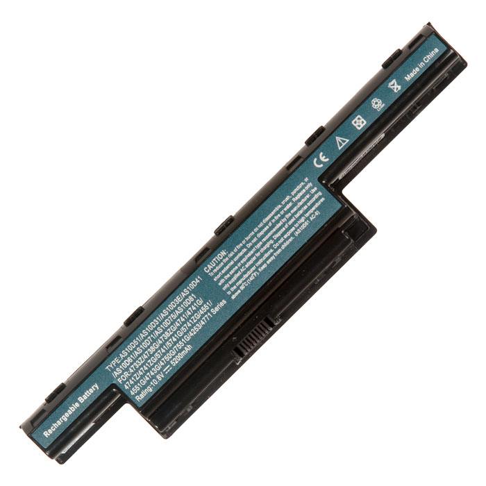 

Аккумуляторная батарея AS10D31 для Acer AS10D41 , 4741 (AS10D31; AS10D51; AS10D75; AS10D61; AS10D81), 11.1V, 5200mAh, черный, AS10D31